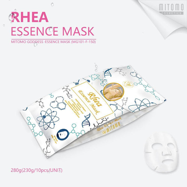 [MG101-F-150] MITOMO Goddess Rhea Essence Mask (10pcs/Unit) - Mitomo 