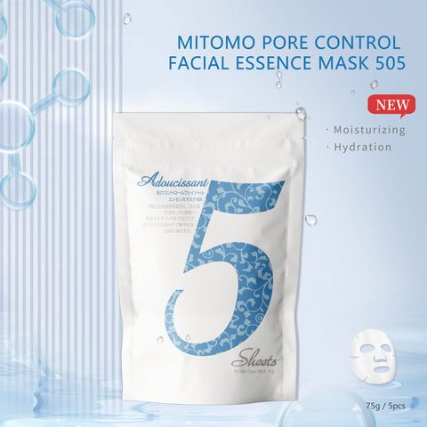MITOMO Pore Control Facial Essence Mask 505 (5 sheets) [HSSA00505-C-3]