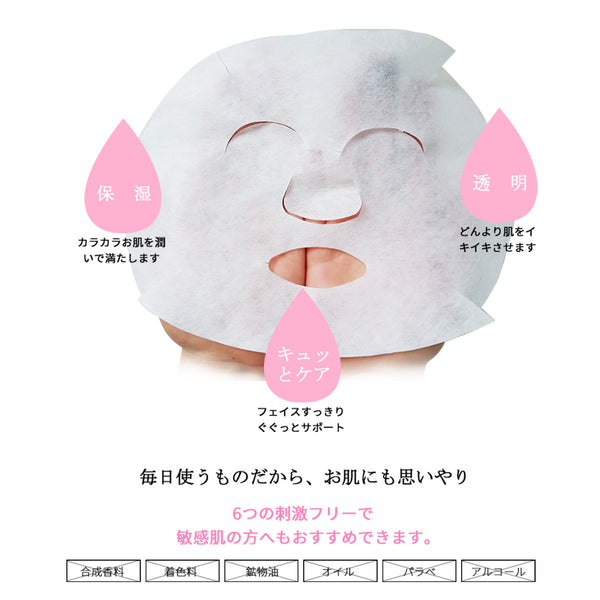 Mitomo EGF + Lithospermum Facial Essence Mask JP002-A-3 - Mitomo 