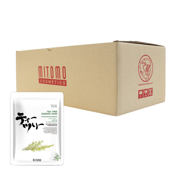Mitomo Tea Tree Facial Essence Mask JP512-D-1 - Mitomo 