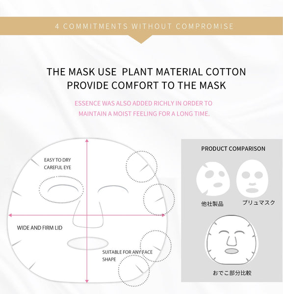 [LBMG000050] MITOMO MG Combo Magic Box Skincare Beauty Face Mask Sheet set -Made in Japan- 50 pcs - Mitomo 