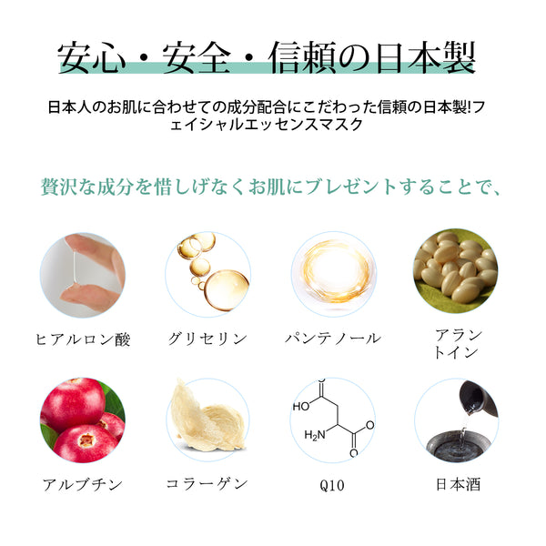 MITOMO Type 2 [JP UKIYOE trial set 36 sheets] Beautiful skin face mask - Made in Japan - Best gift to moisturize your skin.[TKJP00512-02-036]