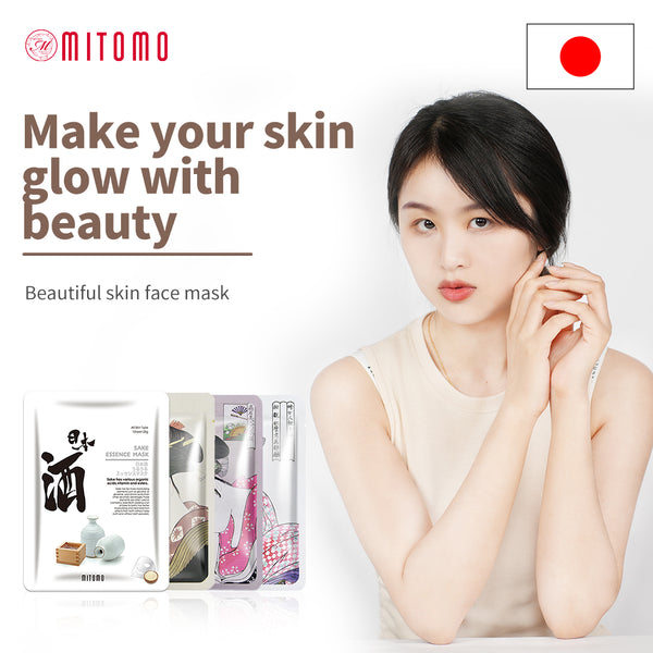 [TKJP00512-02-024]MITOMO Type 2 [JP UKIYOE trial set 24 sheets] Beautiful skin face mask - Made in Japan - Best gift to moisturize your skin. - Mitomo 