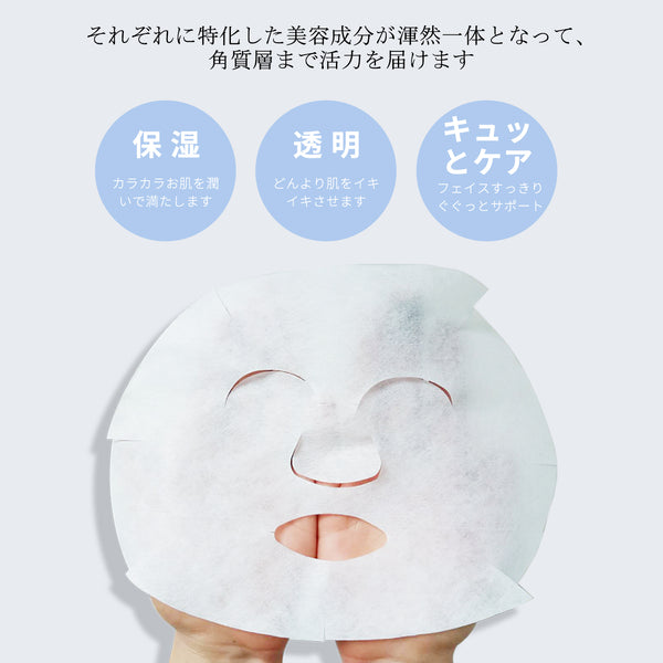Mitomo Facial Cleansing Skincare Beauty Face Mask Sheet bundles: 4 types 40 pcs [TKMT00562-06-040]